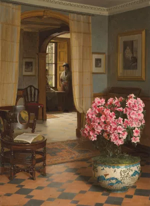 Fresh from the greenhouse by Jessica Hayllar Oil Painting