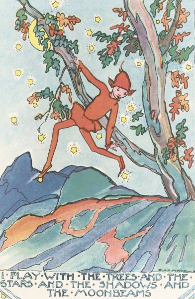 Main Product Photo of Mummy's Bedtime Story Book Pl.10  Painting by Jessie Marion King
