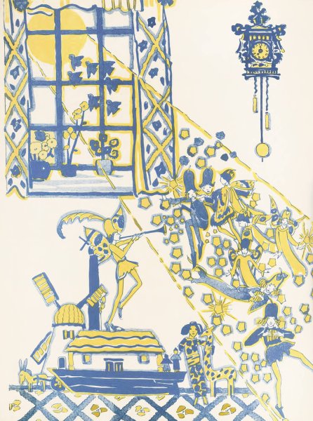 Main Product Photo of Mummy's Bedtime Story Book Pl.13  Painting by Jessie Marion King