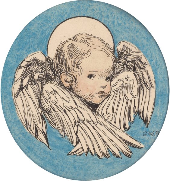 Angel  by Jessie Willcox Smith - Hand-Painted Oil Painting Reproduction