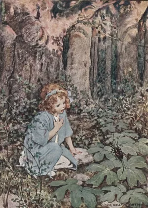 Bugs and wings and other things - frontispiece by Jessie Willcox Smith Oil Painting