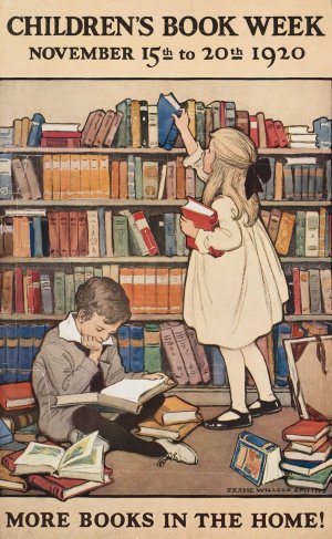 Children's book week, November 15th to 20th 1920 by Jessie Willcox Smith Oil Painting