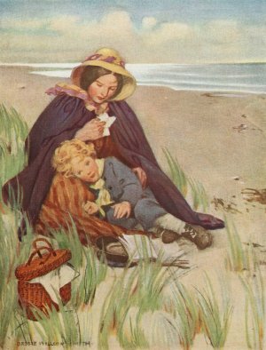 Dear boy! said his mother; your fathers the best man in the world by Jessie Willcox Smith Oil Painting