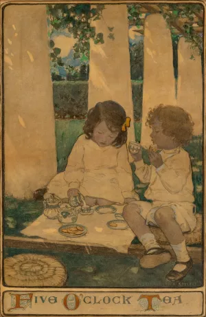 Five O'clock Tea by Jessie Willcox Smith Oil Painting