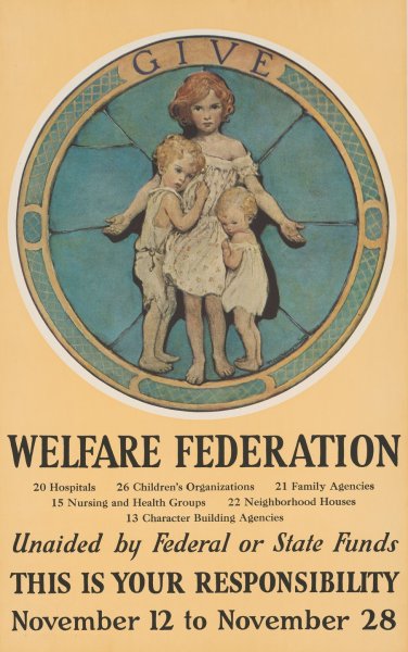Main Product Photo of Give - welfare federation  Painting by Jessie Willcox Smith
