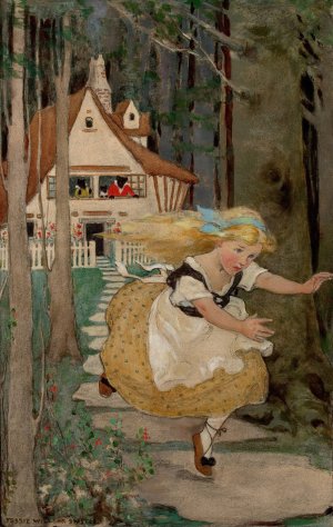Goldilocks and the Three Bears by Jessie Willcox Smith Oil Painting