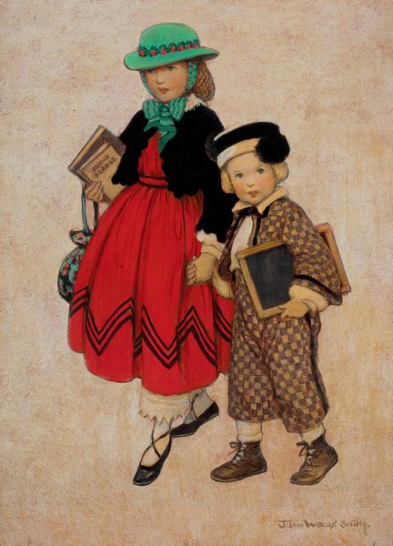 Good Housekeeping Magazine cover  by Jessie Willcox Smith - Hand-Painted Oil Painting Reproduction