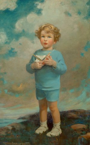 Portrait of a Boy by Jessie Willcox Smith Oil Painting