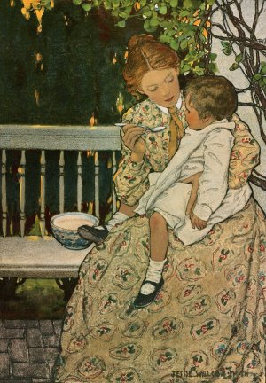 Supper by Jessie Willcox Smith Oil Painting