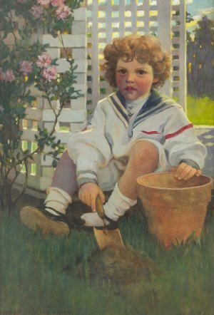 The Little Gardener by Jessie Willcox Smith Oil Painting
