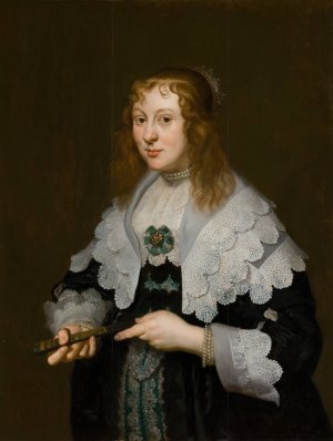 Alida Bicker by Joachim Von Sandrart Oil Painting