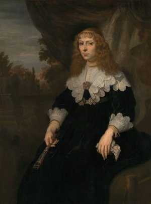 Eva Geelvinck by Joachim Von Sandrart Oil Painting