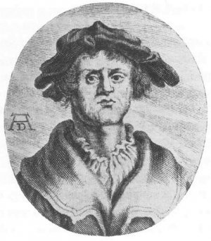 Matthias Grnewald in His Youth Oil painting by Joachim Von Sandrart