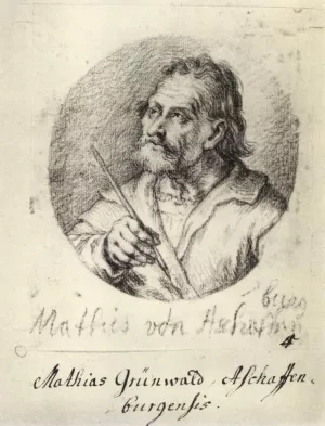 Matthias Grunewald painting by Joachim Von Sandrart
