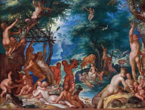 The Golden Age by Joachim Wtewael Oil Painting
