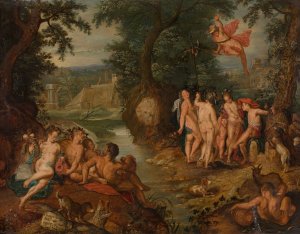 The Judgement of Paris by Joachim Wtewael Oil Painting
