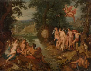 The Judgement of Paris by Joachim Wtewael Oil Painting