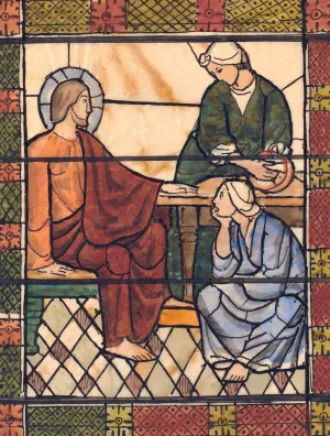 Kristus i Bethania Oil painting by Joakim Skovgaard