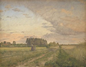 Sommerlandskab by Joakim Skovgaard Oil Painting