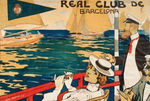 Real Club de Barcelona by Joan Llaverias Oil Painting