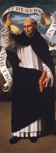 San Vicente Ferrer Oil painting by Joan Macip