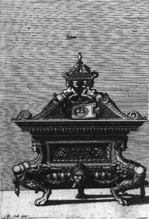 Design for a Salt Oil painting by Joannes Doetecum