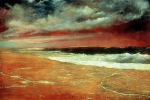 Late Afternoon by the Sea by Joaquin Clausell Oil Painting