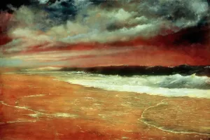 Late Afternoon by the Sea Oil painting by Joaquin Clausell