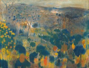 Landscape by Joaquin Mir Trinxet Oil Painting