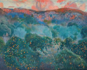Soller, Mallorca by Joaquin Mir Trinxet Oil Painting