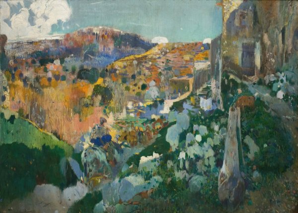 Main Product Photo of The Jewel  Painting by Joaquin Mir Trinxet