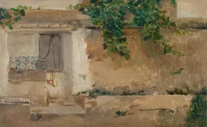 Alqueria Valenciana Oil painting by Joaquin Sorolla