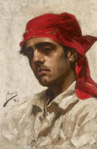 El Palleter  by Joaquin Sorolla - Hand-Painted Oil Painting Reproduction