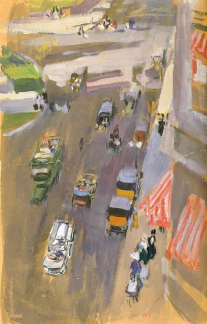 Fifth Avenue, New York by Joaquin Sorolla Oil Painting