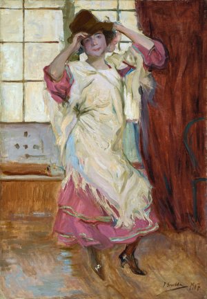 La Bilbainita by Joaquin Sorolla Oil Painting
