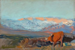 Las Zorreras. Sierra De Guadarrama by Joaquin Sorolla Oil Painting