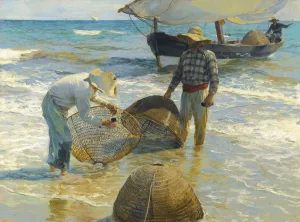 Pescadores Valencianos by Joaquin Sorolla Oil Painting