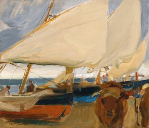 Playa De Valencia by Joaquin Sorolla Oil Painting