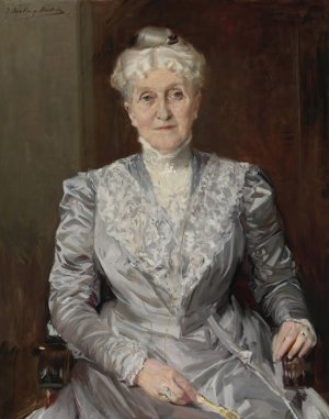 Portrait Of Emily Perkins by Joaquin Sorolla Oil Painting