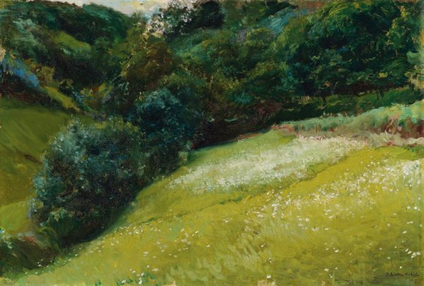 Main Product Photo of Prado De Asturias, San Esteban De Pravia  Painting by Joaquin Sorolla