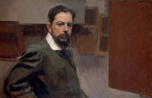 Self Portrait by Joaquin Sorolla Oil Painting