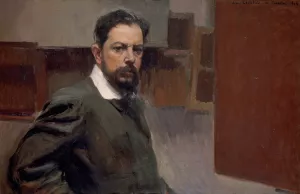 Self Portrait by Joaquin Sorolla Oil Painting
