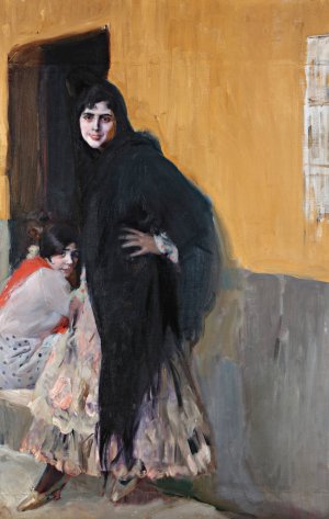 Sevillanas Oil painting by Joaquin Sorolla