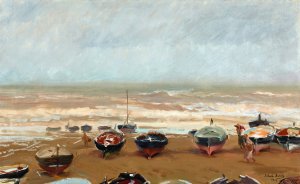 Tarde Tormentosa Oil painting by Joaquin Sorolla
