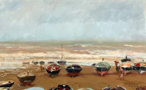 Tarde Tormentosa Oil painting by Joaquin Sorolla