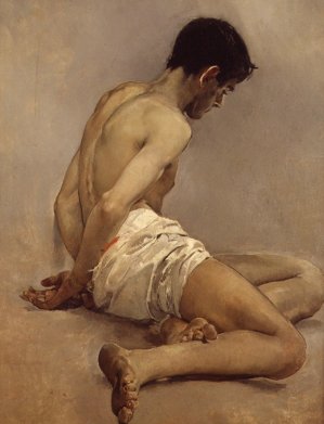 Academia del Natural by Joaquin Sorolla y Bastida Oil Painting