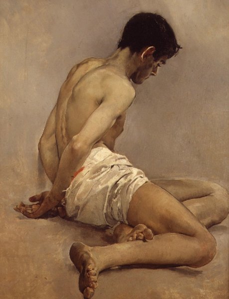 Main Product Photo of Academia del Natural Painting by Joaquin Sorolla y Bastida