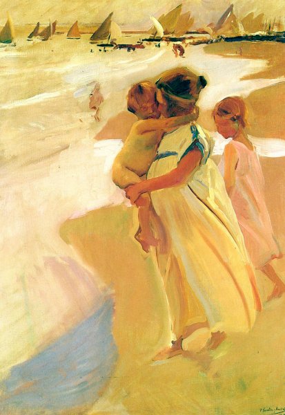Main Product Photo of Al Bano, Valencia Painting by Joaquin Sorolla y Bastida