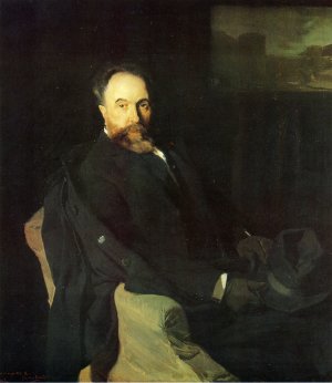 Aureliano de Beruete by Joaquin Sorolla y Bastida Oil Painting