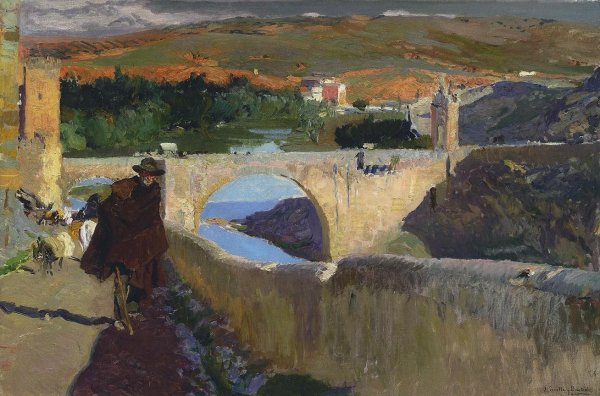 Main Product Photo of Blind Man of Toledo Painting by Joaquin Sorolla y Bastida